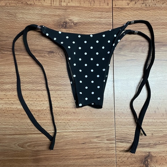 Polka Dot Brazilian Bikini Bottom - Picture 1 of 4